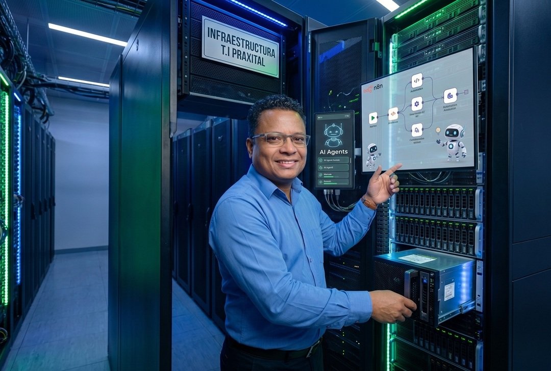 Infraestructura propia de automatización con n8n e IA